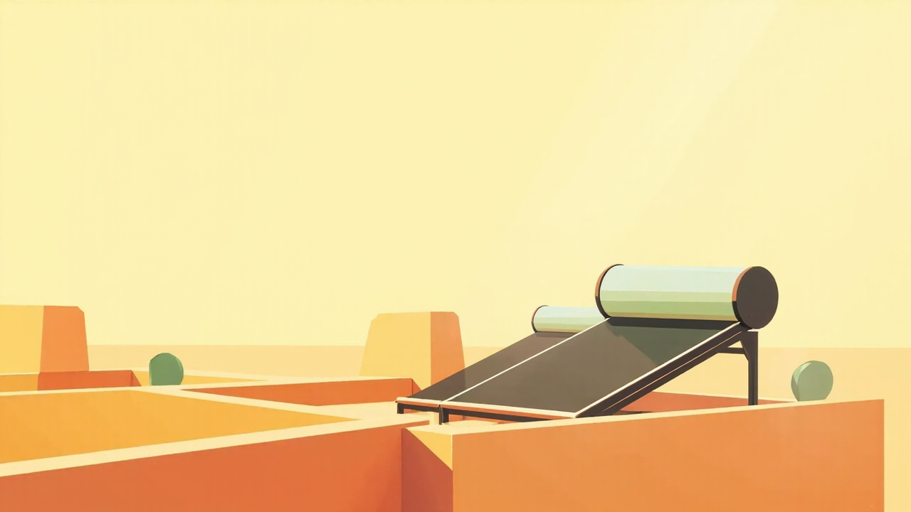 Ilustración sobre tipos de calentadores solares de agua y cómo distinguirlos